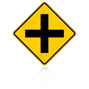 MUTCD W2-1 Crossroad Intersection